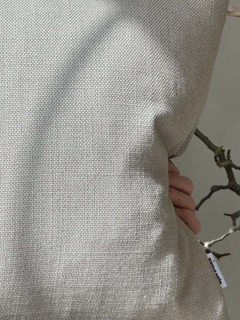 Cushion 21 / Outdoor+Indoor / Linen Look /  Nature/ 50x50 cm