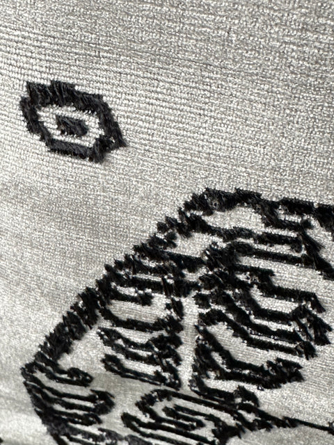 Cushion Cover 10 / Dedar Milano, Tiger Mountain, White and Black, 40x60 cm by Moshi Studios