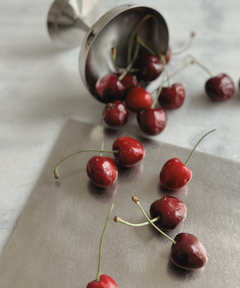 Set of 2: Moshi Metal Placemats / Brushed Steel / 30x40 cm