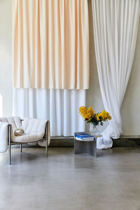 Drape 02 / Custom Made Dense Curtain / White