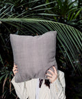 Cushion 19 / Outdoor+Indoor / Linen Look/ Herringbone / 50x50 cm