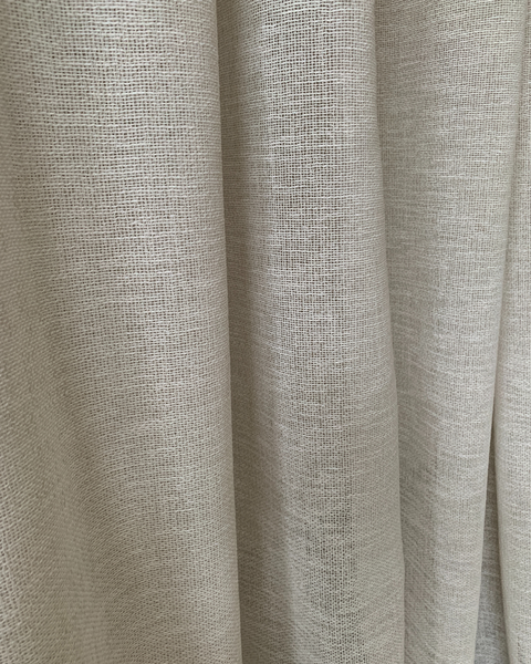 Drape 03 / Custom Made Curtain with natural look and linen feel. / Sample