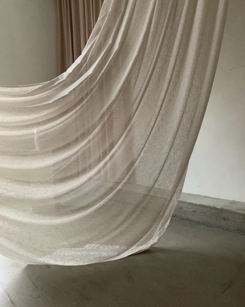 Drape 03 / Custom Made Curtain with natural look and linen feel. / Sample