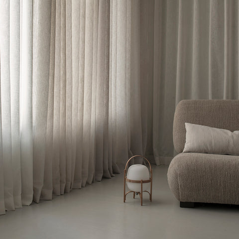 Drape 03 / Custom Made Curtain with natural look and linen feel. / Nature