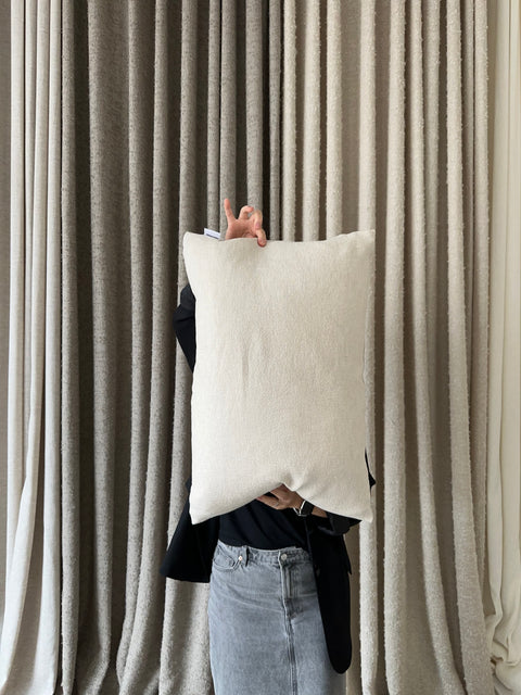 Cushion 09 / Prydnadskudde i lin och bomull, offwhite, 50x70 cm av Moshi Studios