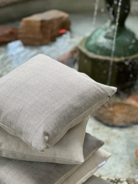 Cushion 20 / Outdoor+Indoor / Linen Look / Marled / 50x50 cm