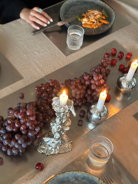 Moshi Metal Placemats / Brushed Steel / 30x40 cm