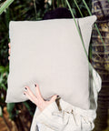 Cushion 21 / Outdoor+Indoor / Kudde / Linnelook Natur/ 50x50 cm